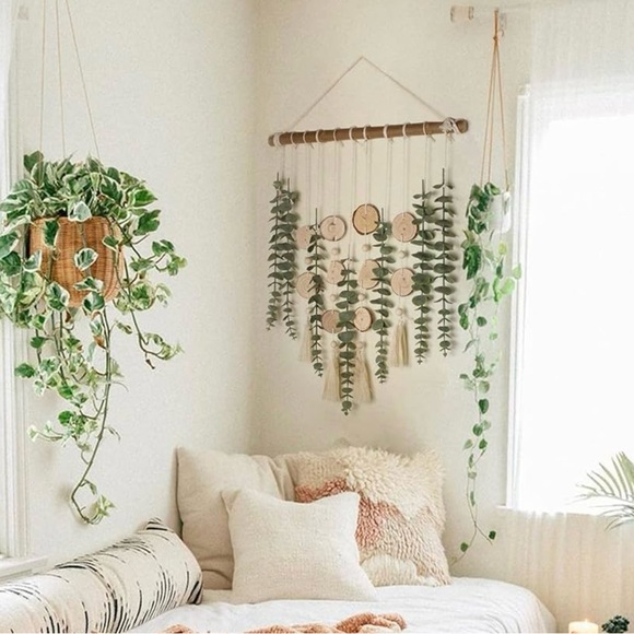 Nature-Inspired Green and Brown Tapestry - Picture 4 of 7